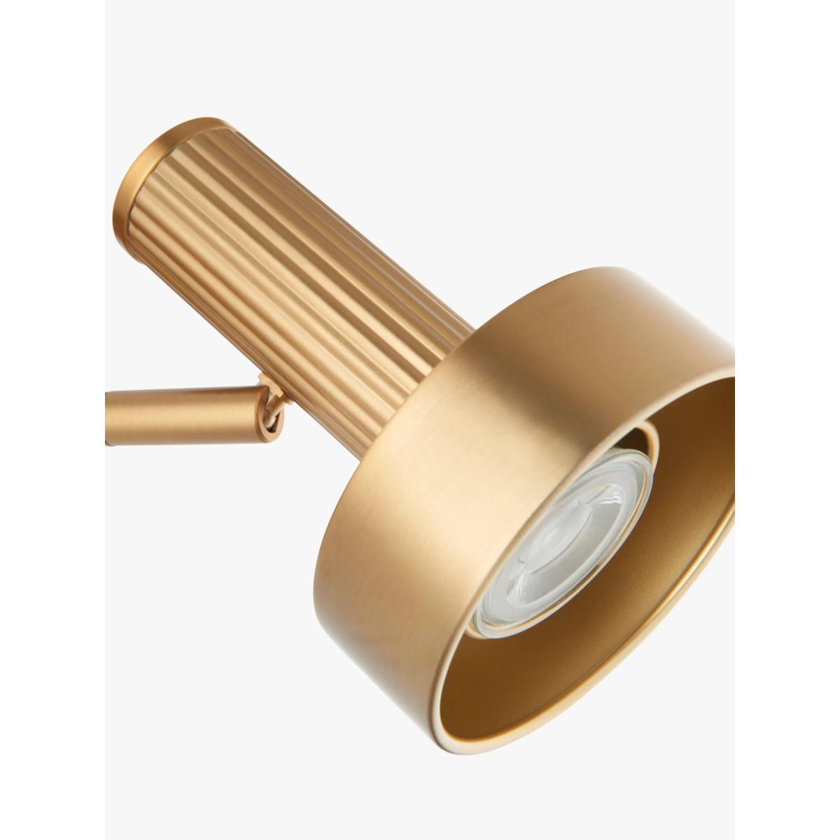 John Lewis Leighton Wall/Ceiling Light, Warm Antique Brass – image 3