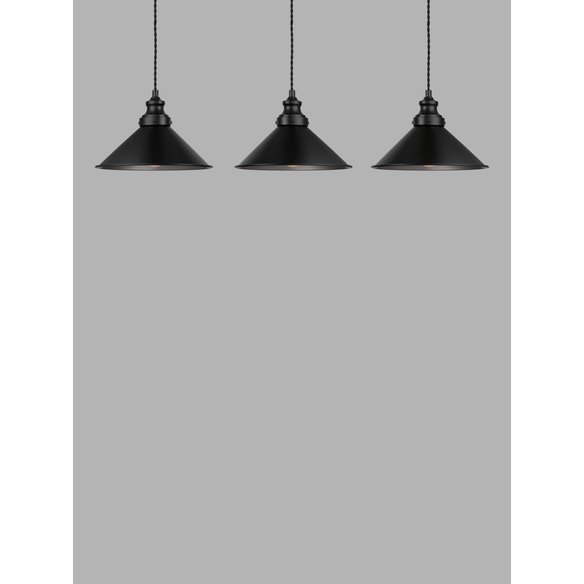 John Lewis & Partners Tobias 3 Pendant Diner Ceiling Light – image 1