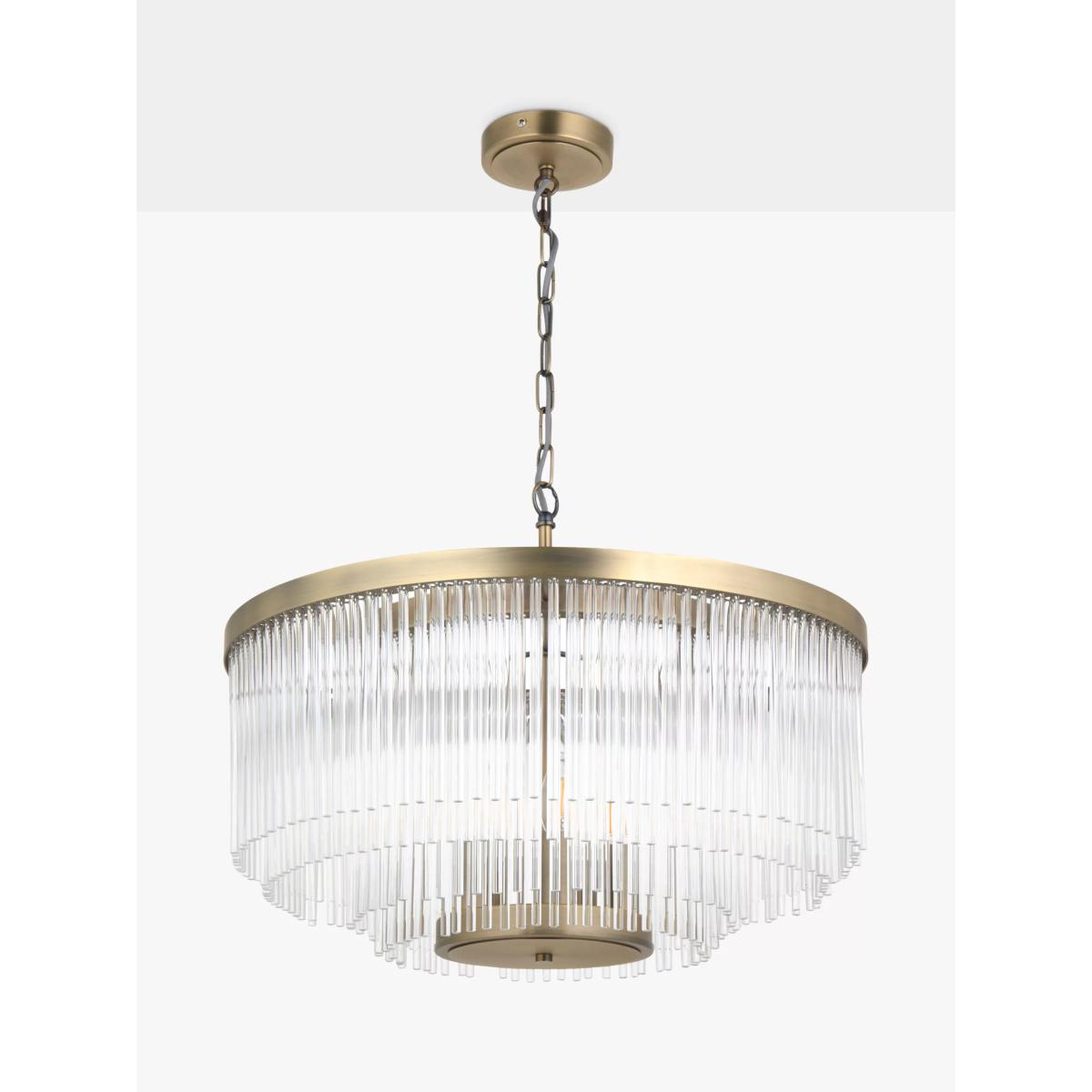 John Lewis Lexton XL Pendant Ceiling Light, Matte Antique Brass – image 2