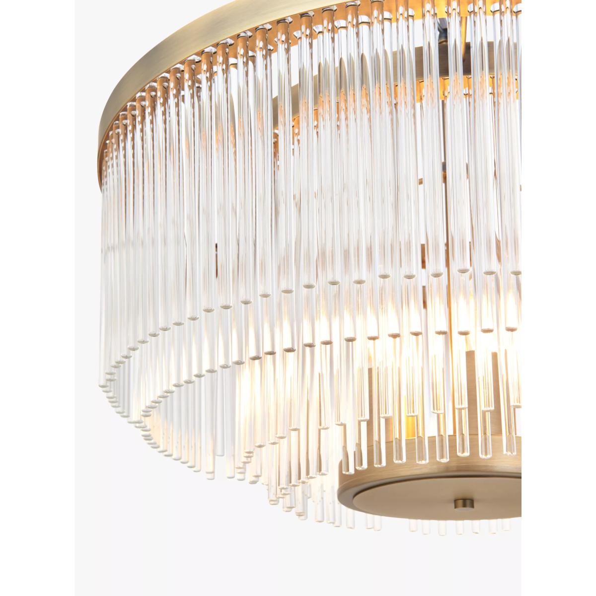 John Lewis Lexton XL Pendant Ceiling Light, Matte Antique Brass – image 3
