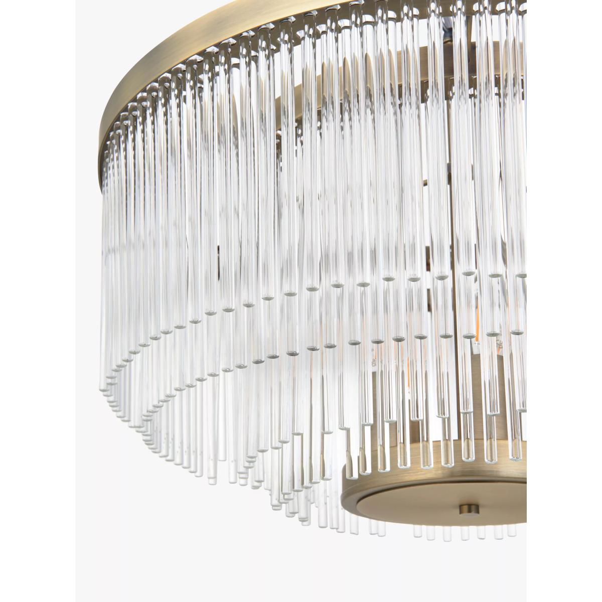 John Lewis Lexton XL Pendant Ceiling Light, Matte Antique Brass – image 4