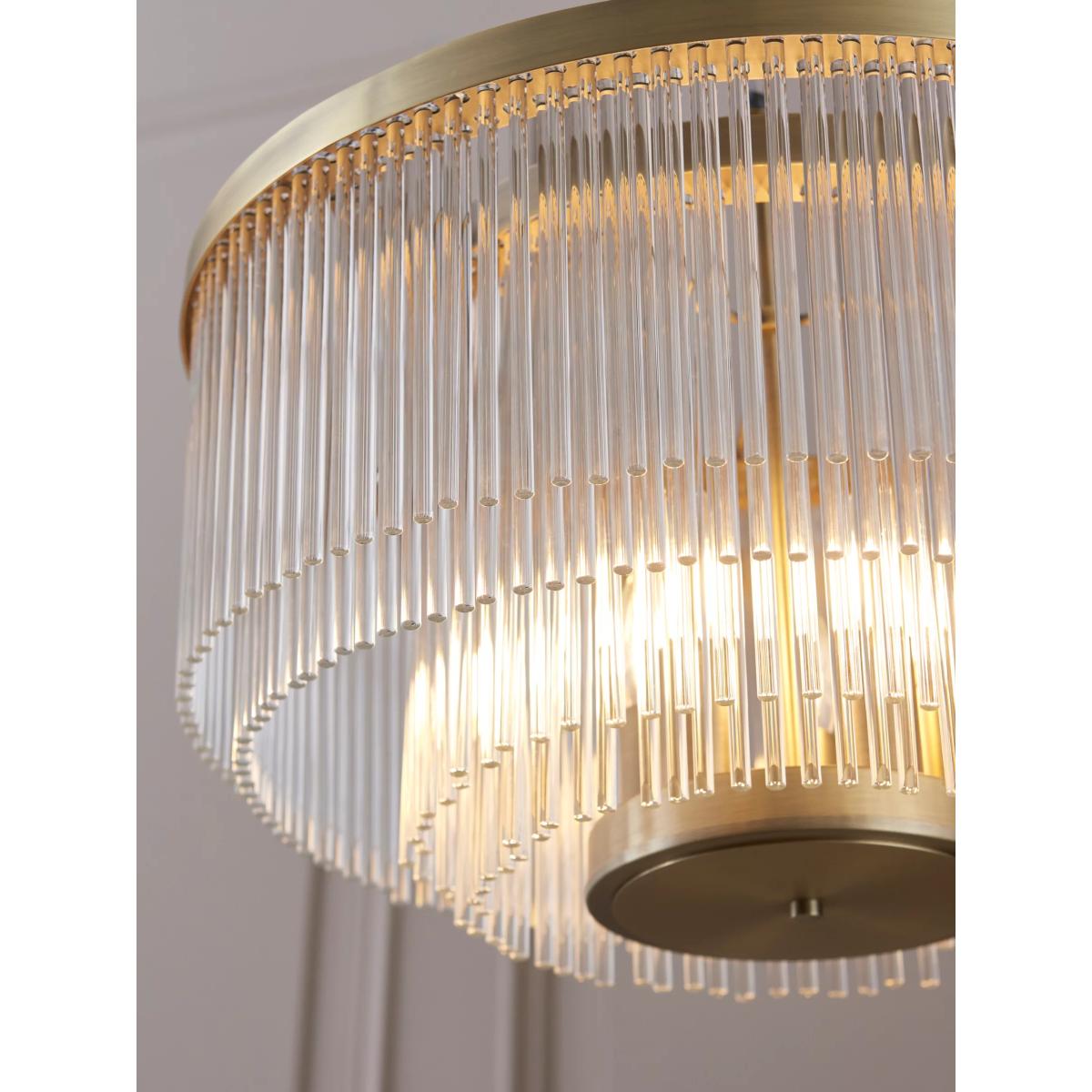 John Lewis Lexton XL Pendant Ceiling Light, Matte Antique Brass – image 5