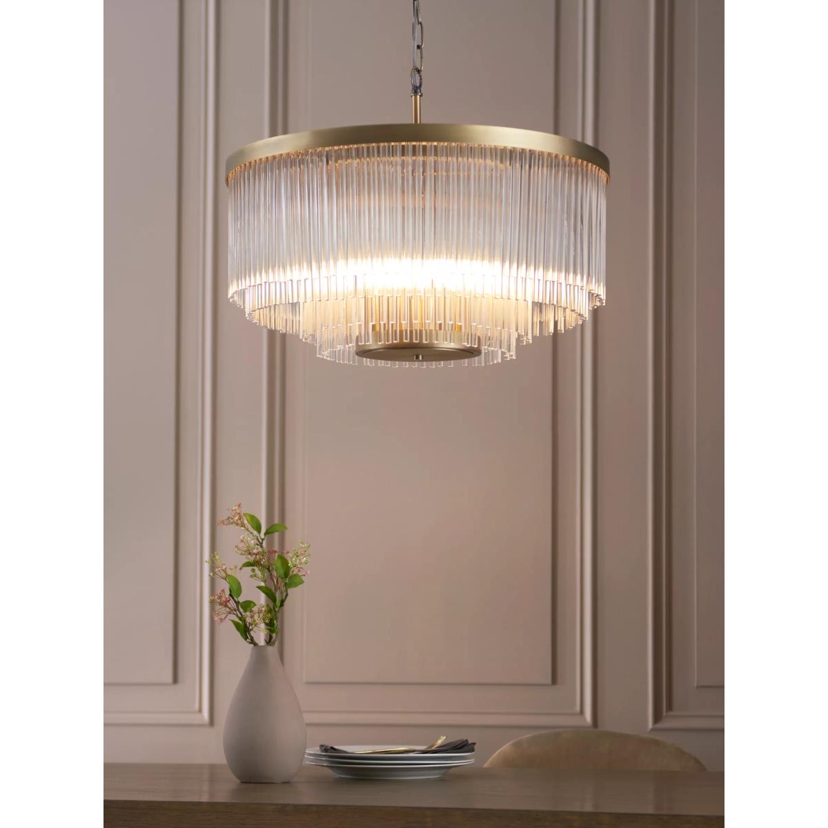 John Lewis Lexton XL Pendant Ceiling Light, Matte Antique Brass – image 7