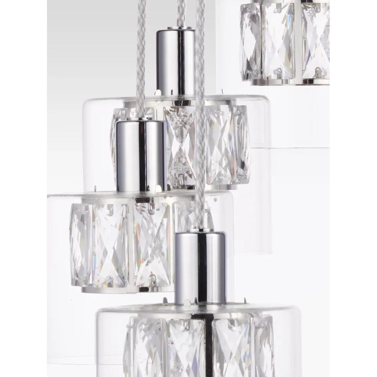 Bay Lighting Nina 12 Pendant Cluster Ceiling Light, Clear – image 4