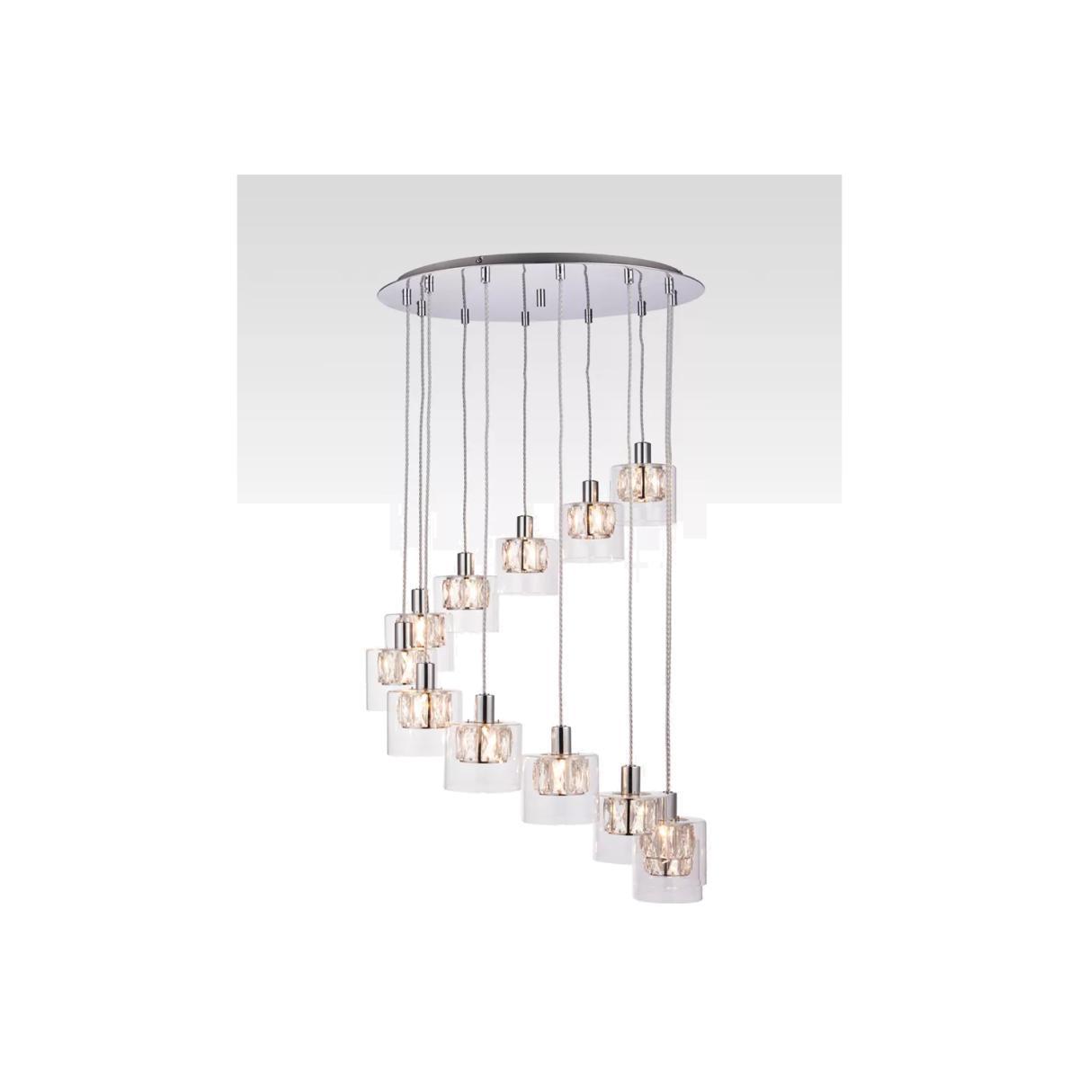 Bay Lighting Nina 12 Pendant Cluster Ceiling Light, Clear – image 1