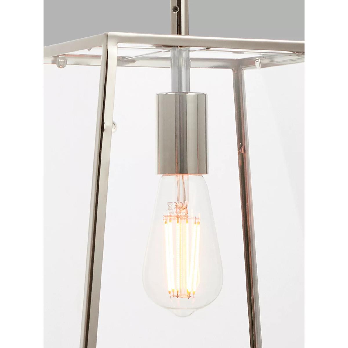Bay Lighting Aida Lantern Ceiling Light, Nickel – image 4