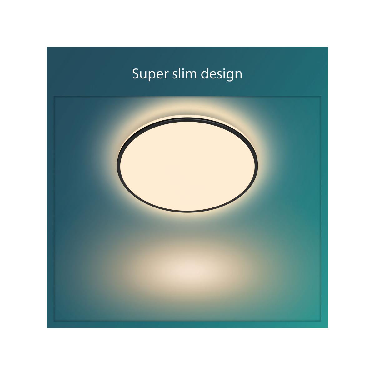 Philips Ozziet Flush Ceiling Light, Black – image 8