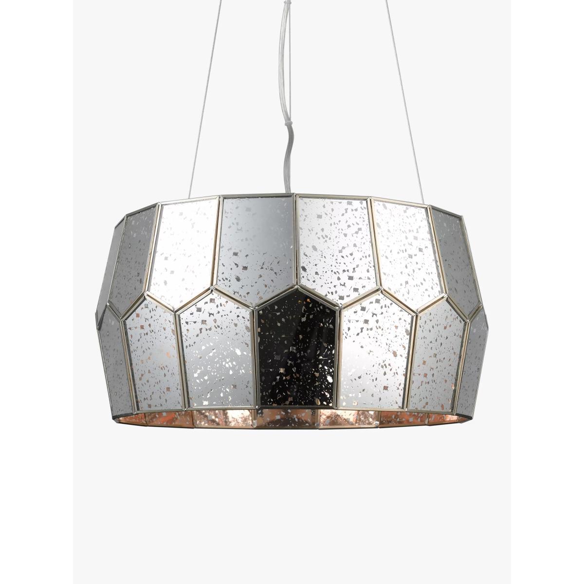 John Lewis & Partners Romy Mirrored Glass Pentagon Ceiling Light – image 2