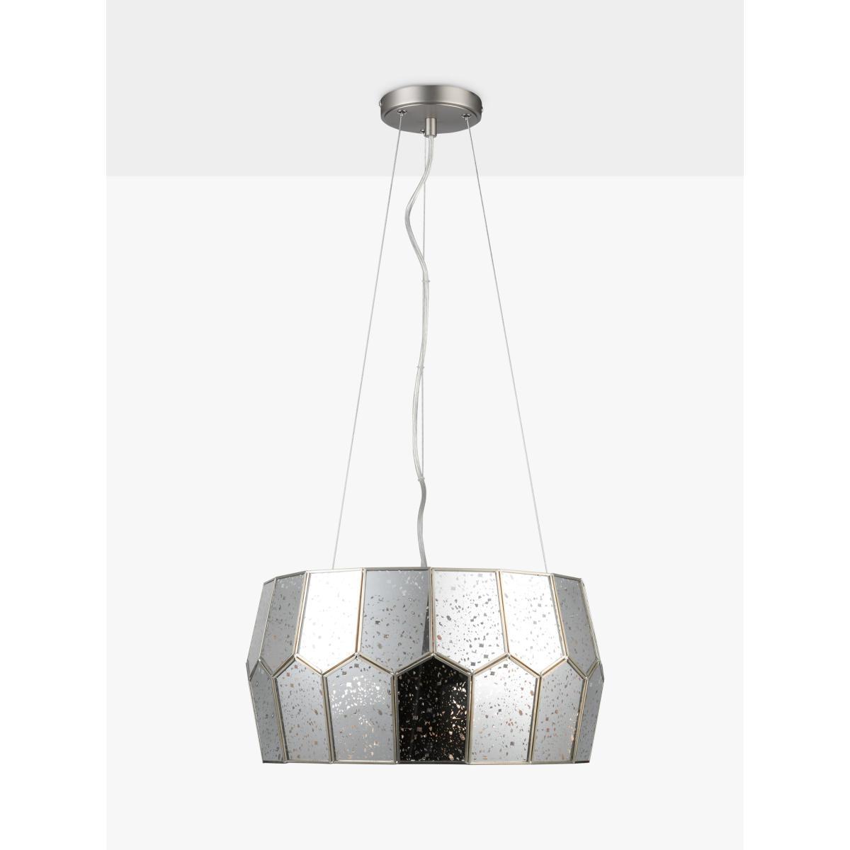 John Lewis & Partners Romy Mirrored Glass Pentagon Ceiling Light – image 3