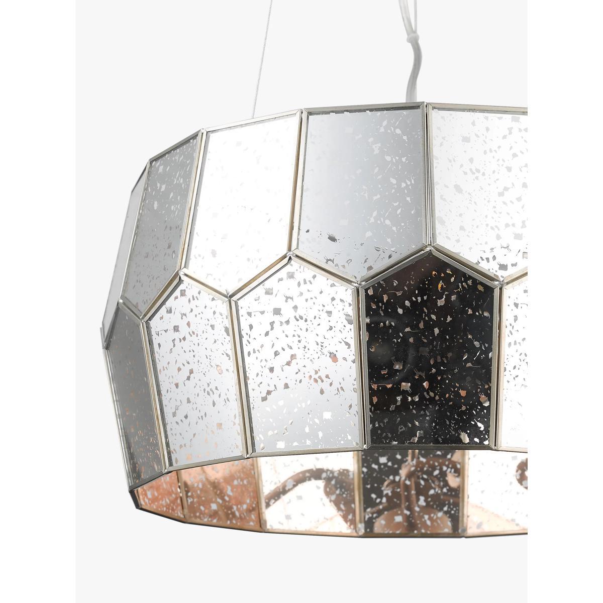 John Lewis & Partners Romy Mirrored Glass Pentagon Ceiling Light – image 4