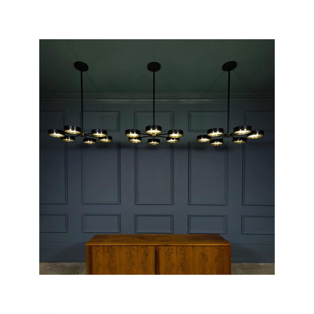 Pure White Lines Moscow 6 Arm Ceiling Light – image 6