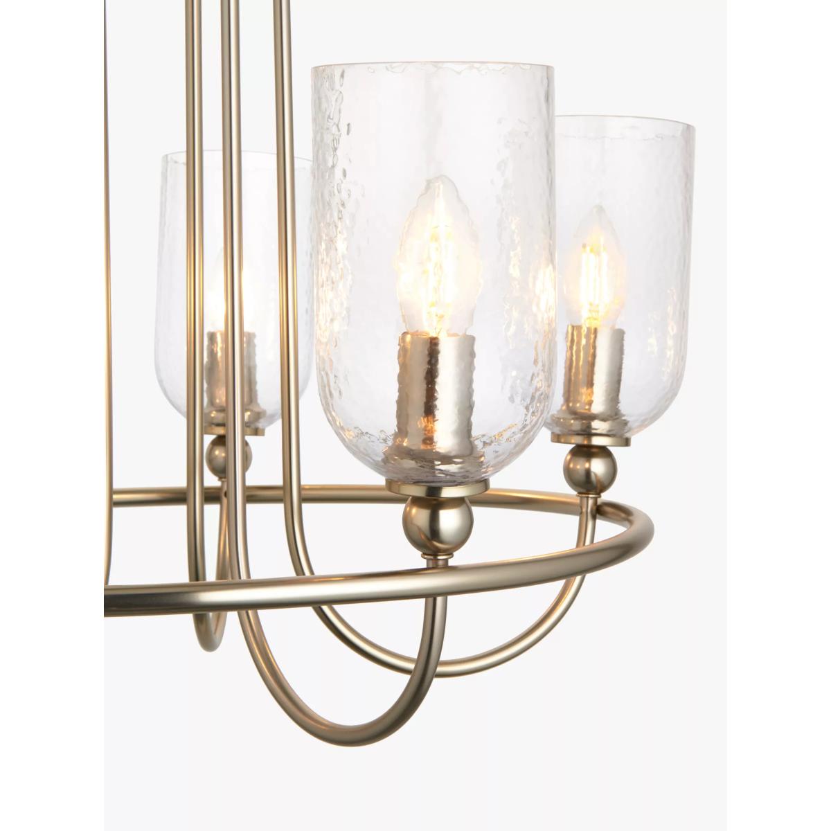 John Lewis Chalice 5 Arm Ceiling Light, Brushed Brass – image 3