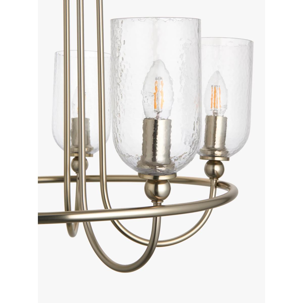 John Lewis Chalice 5 Arm Ceiling Light, Brushed Brass – image 4