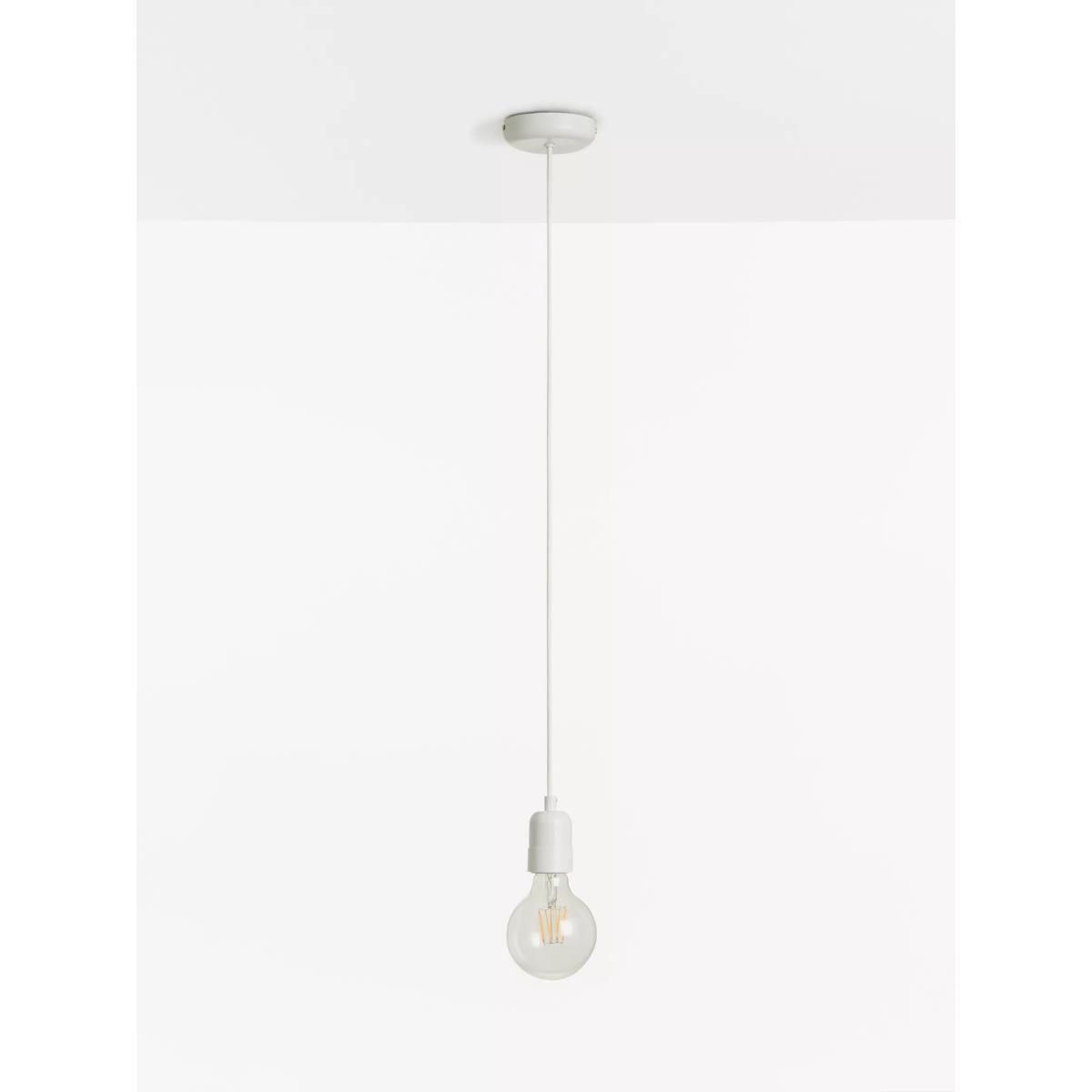 John Lewis & Partners Basic Ceiling Pendant Cord, White – image 3