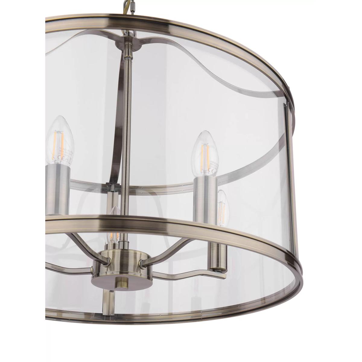 Laura Ashley Harrington 5 Arm Ceiling Light, Antique Brass – image 5