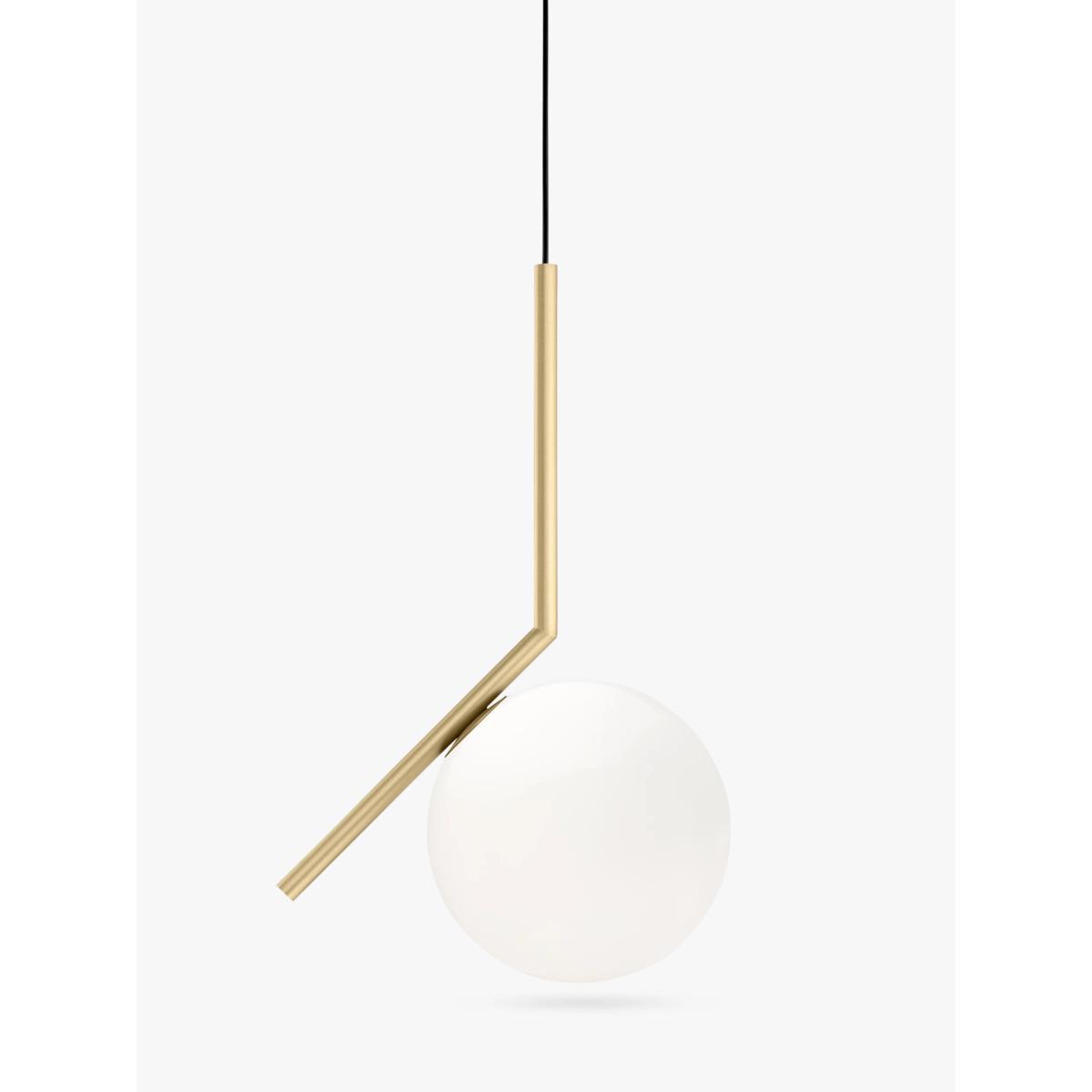Flos IC S1 Ceiling Light, 20cm, Brushed Brass – image 2