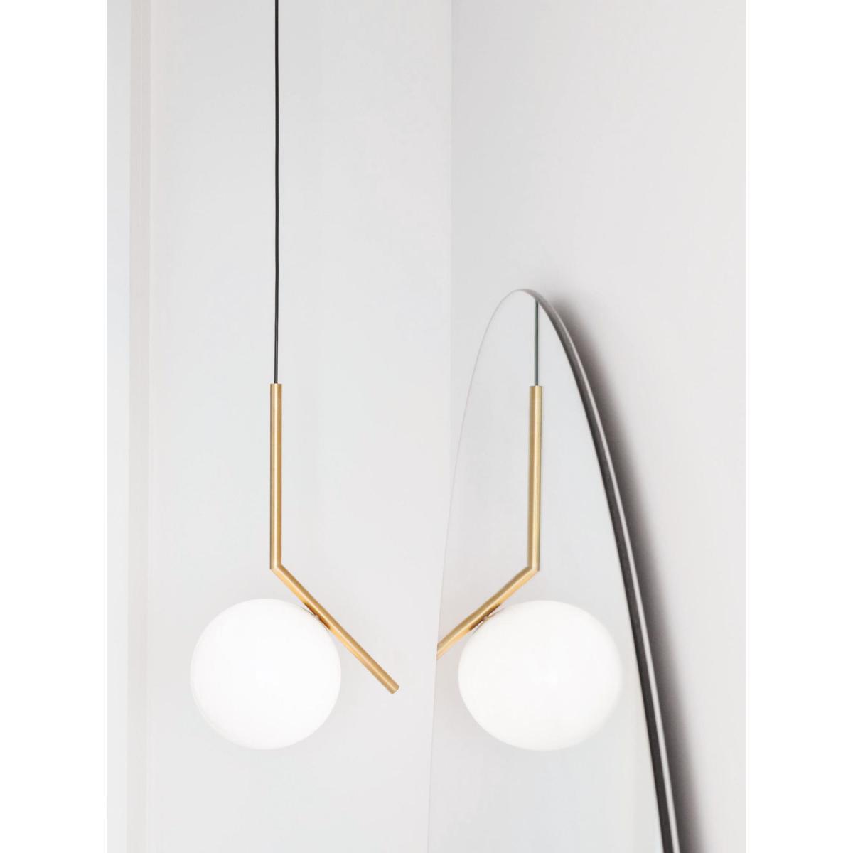 Flos IC S1 Ceiling Light, 20cm, Brushed Brass – image 4
