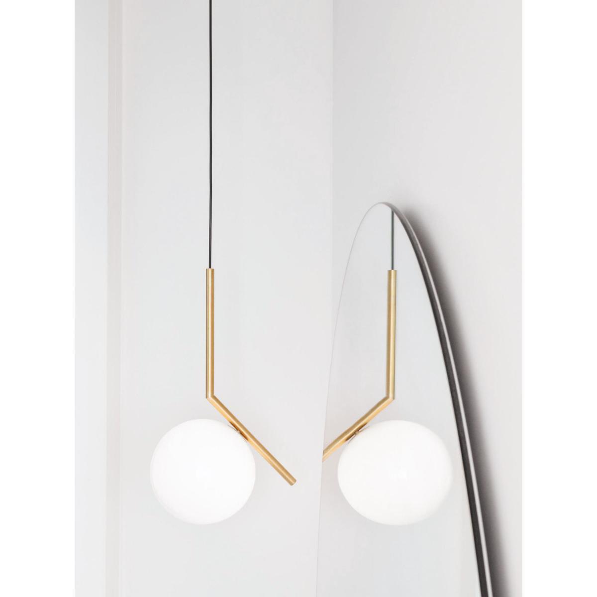 Flos IC S1 Ceiling Light, 20cm, Brushed Brass – image 5