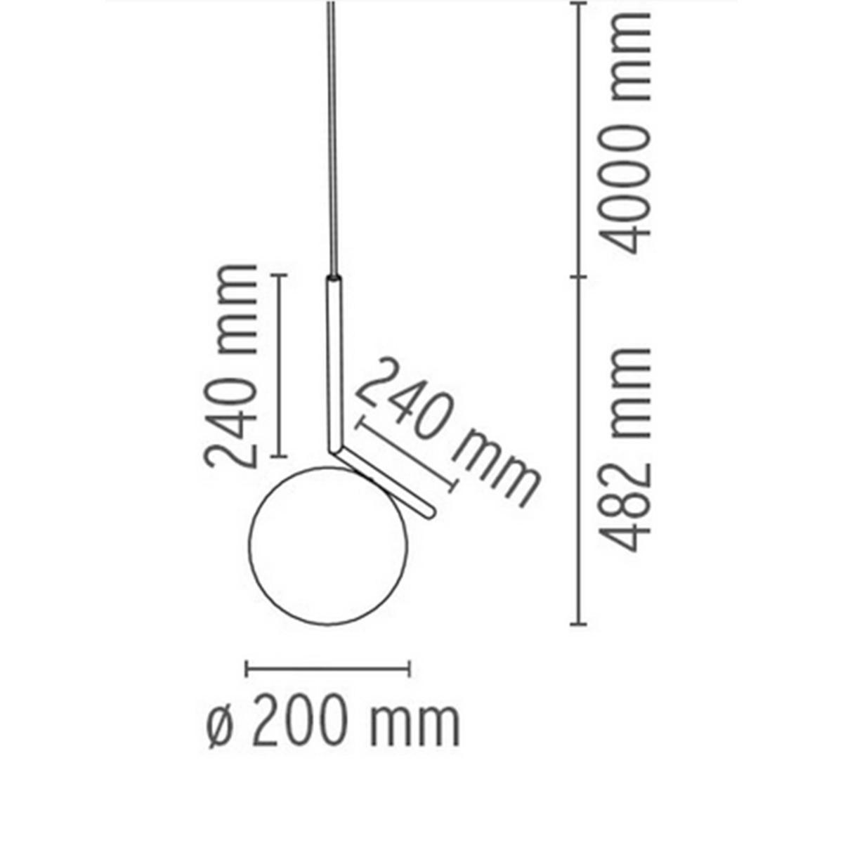Flos IC S1 Ceiling Light, 20cm, Brushed Brass – image 7