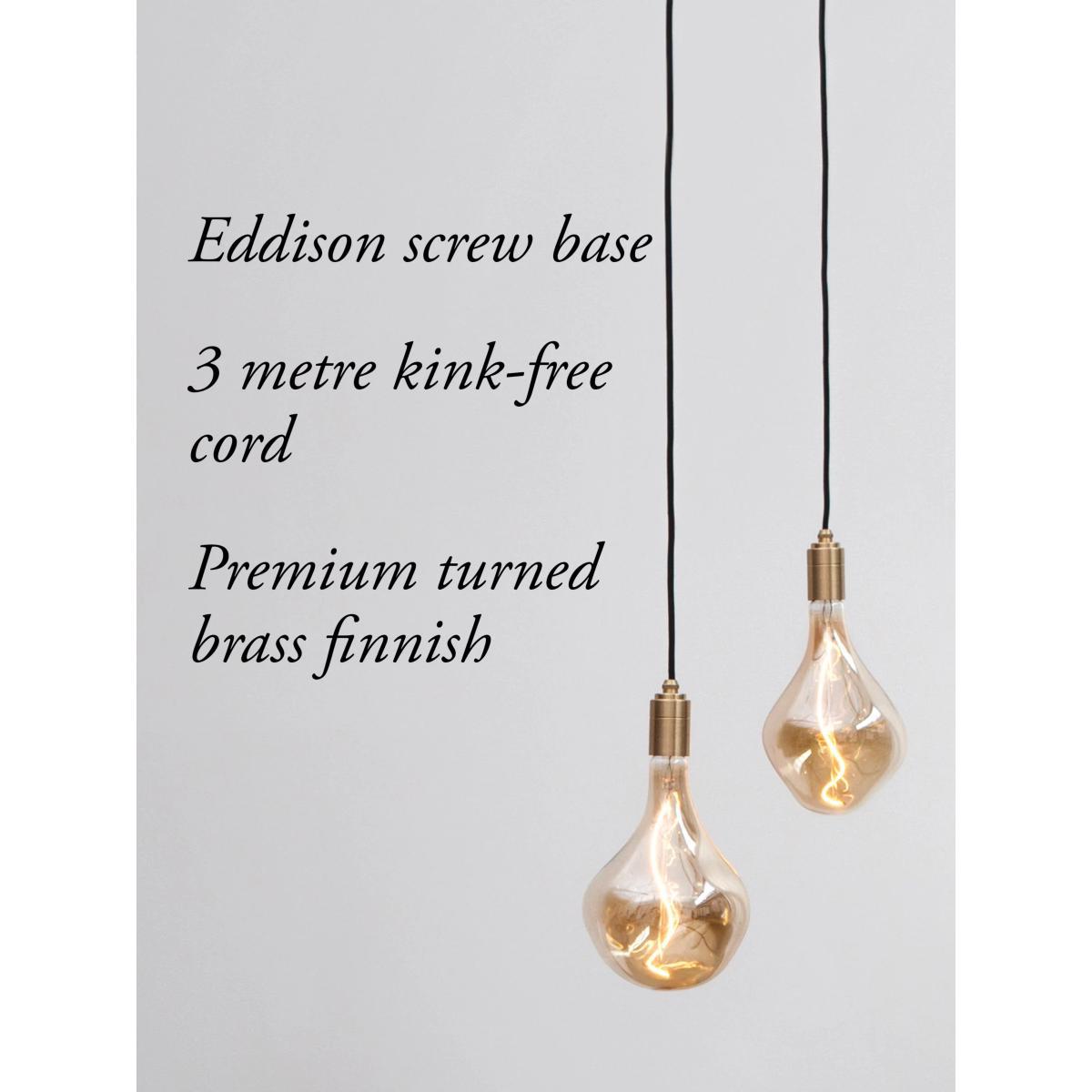 Tala Ceiling Pendant Cord, Brass – image 5