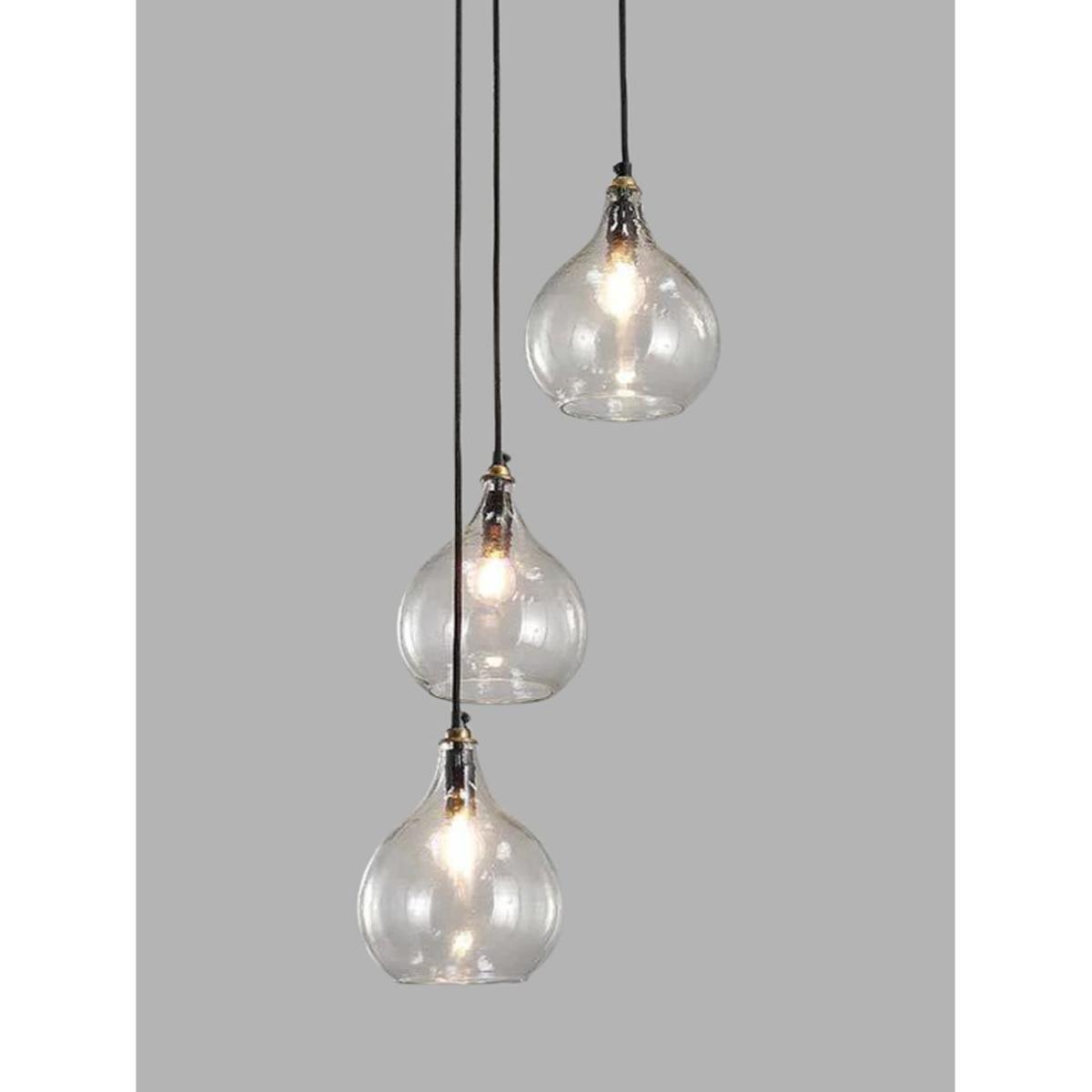 Nkuku Ziva Glass Cluster Pendant Light – image 2
