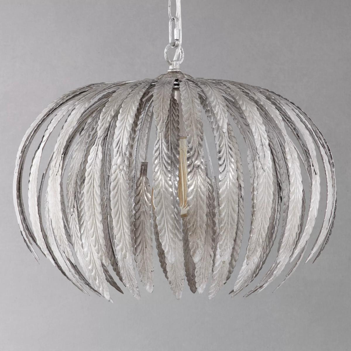 John Lewis & Partners Montserrat Mini Silver Leaf Ceiling Light – image 2