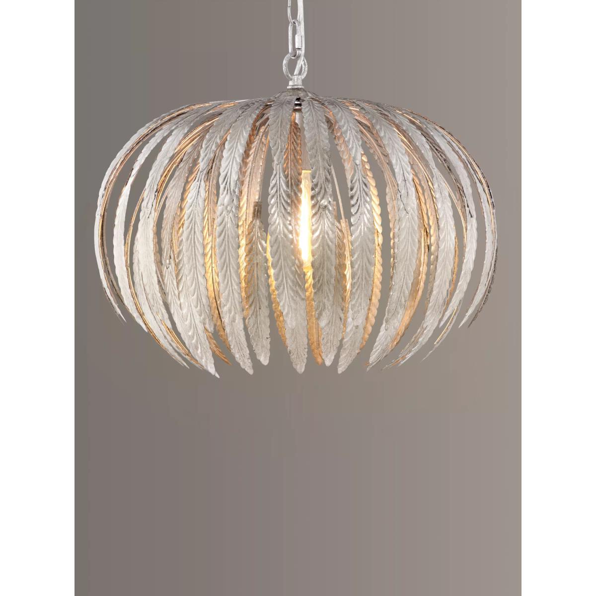 John Lewis & Partners Montserrat Mini Silver Leaf Ceiling Light – image 7