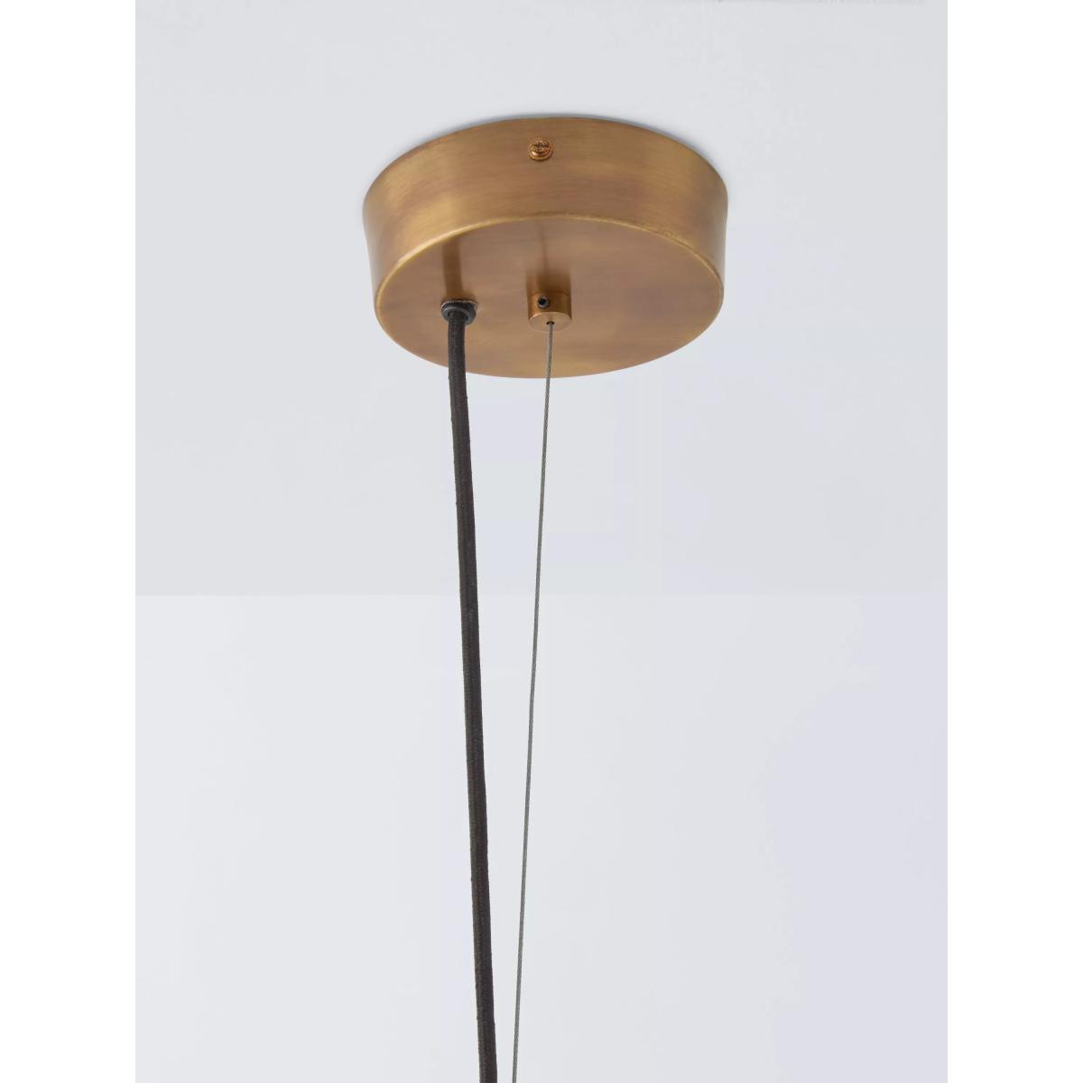 John Lewis Hammered Dome Pendant Ceiling Light, Gold – image 4