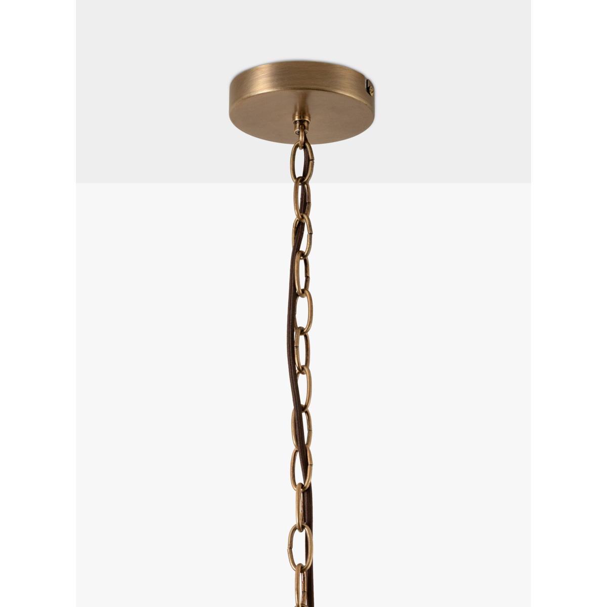 Lights & Lamps Waverly 6 Light Ceiling Light, Brass/Opal – image 4