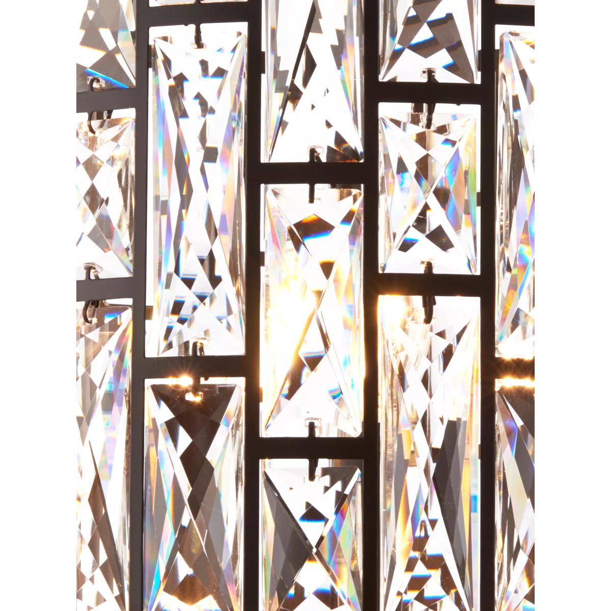 Bay Lighting Onyx Crystal Ceiling Light, Small, Clear/Metallic Bronze – image 3