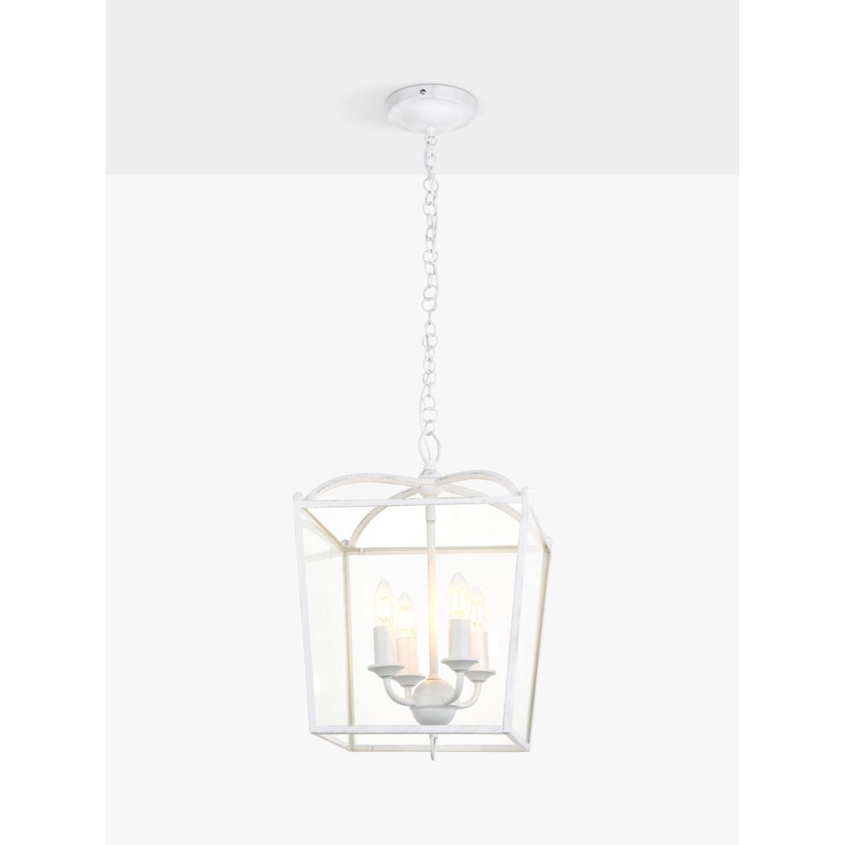 John Lewis Carlita Lantern Ceiling Light, White – image 2