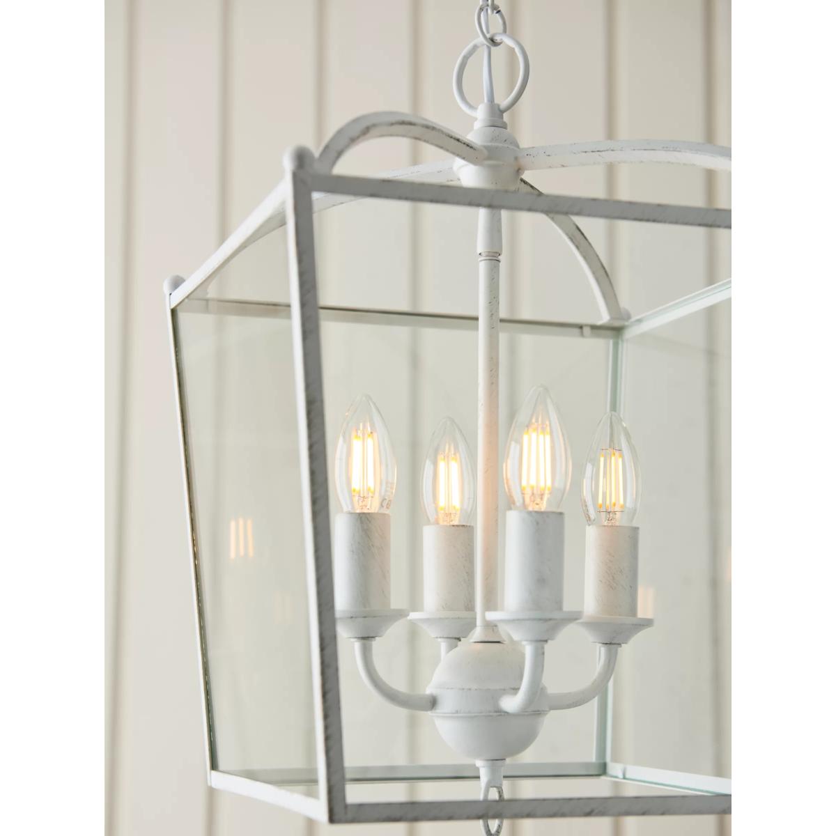John Lewis Carlita Lantern Ceiling Light, White – image 5