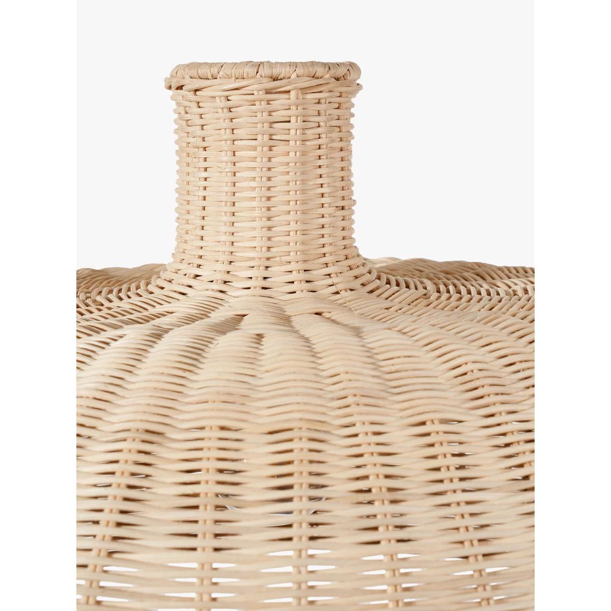 Pacific Lifestyle Caswell Rattan Dome Pendant Ceiling Light, Natural – image 2