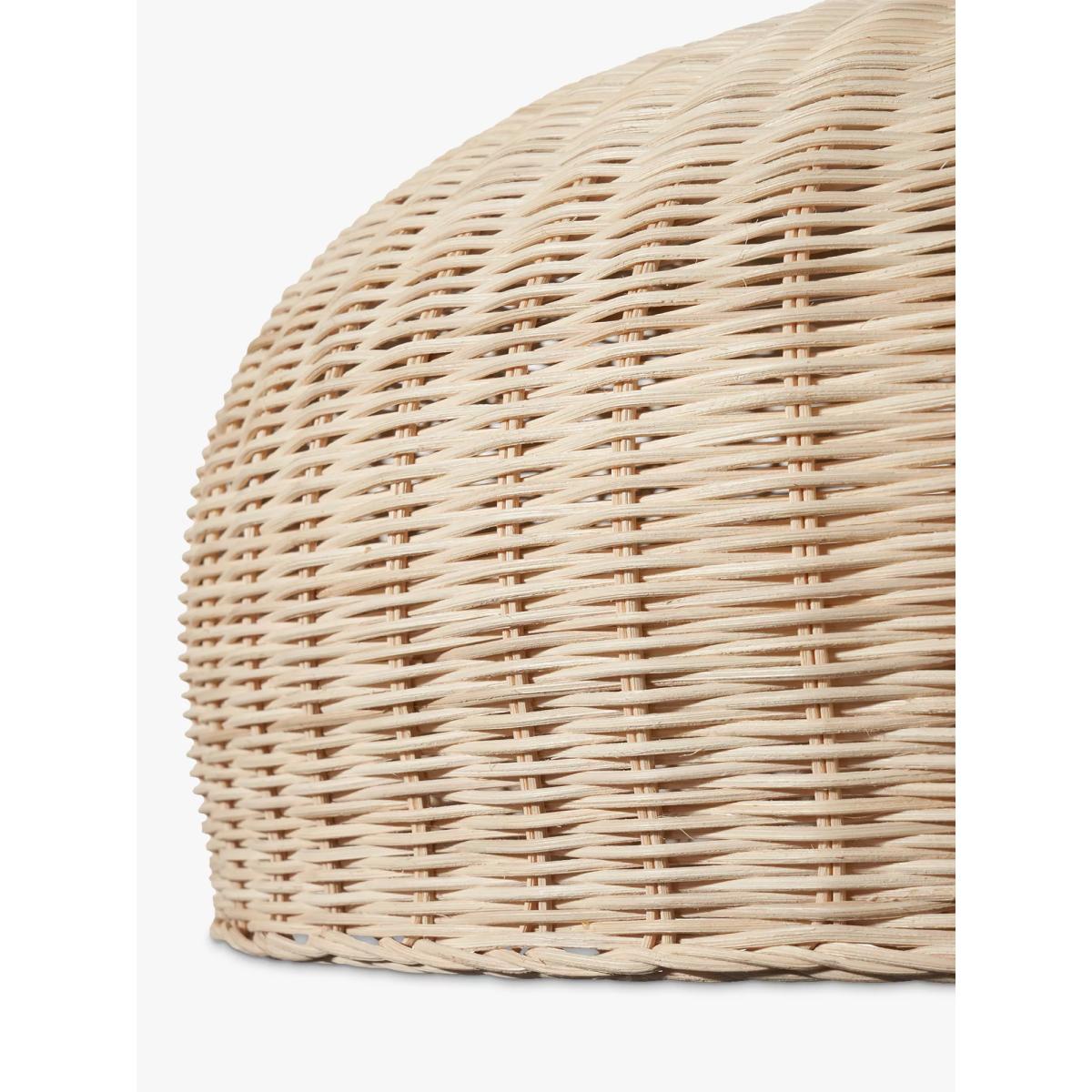 Pacific Lifestyle Caswell Rattan Dome Pendant Ceiling Light, Natural – image 3