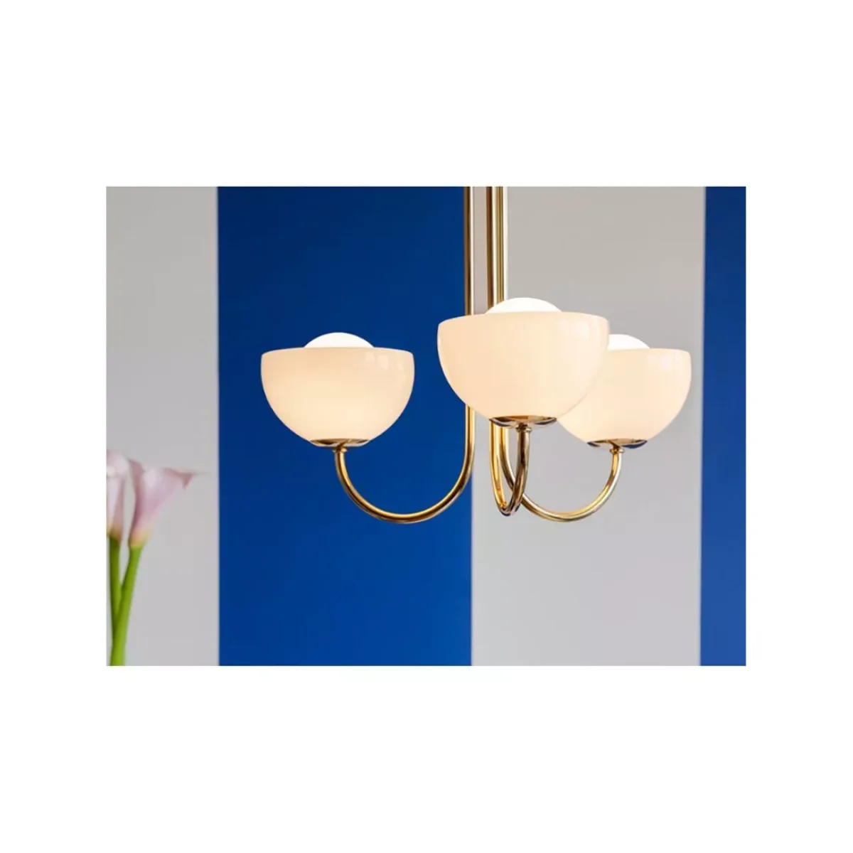 houseof Glass Bowl 3-Arm Ceiling Light – image 7