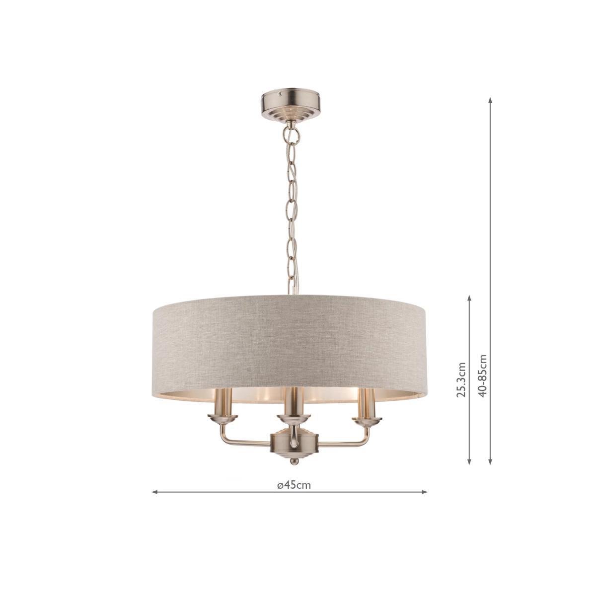 Laura Ashley Sorrento 3 Arm Ceiling Light – image 5