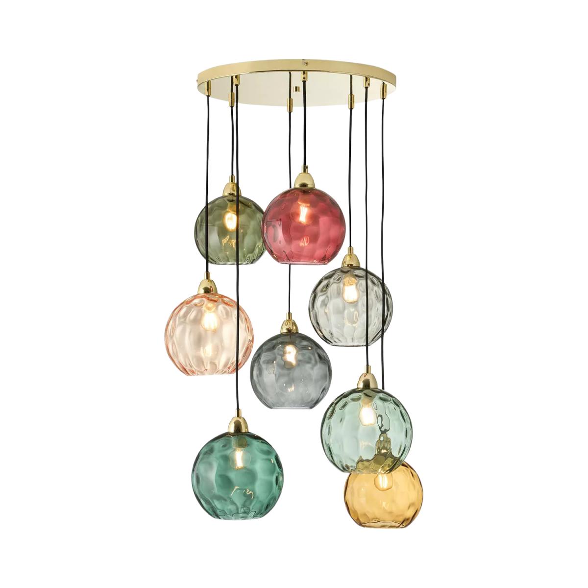 MADE Ilaria Cluster Pendant, 8 Light, Multi – image 2