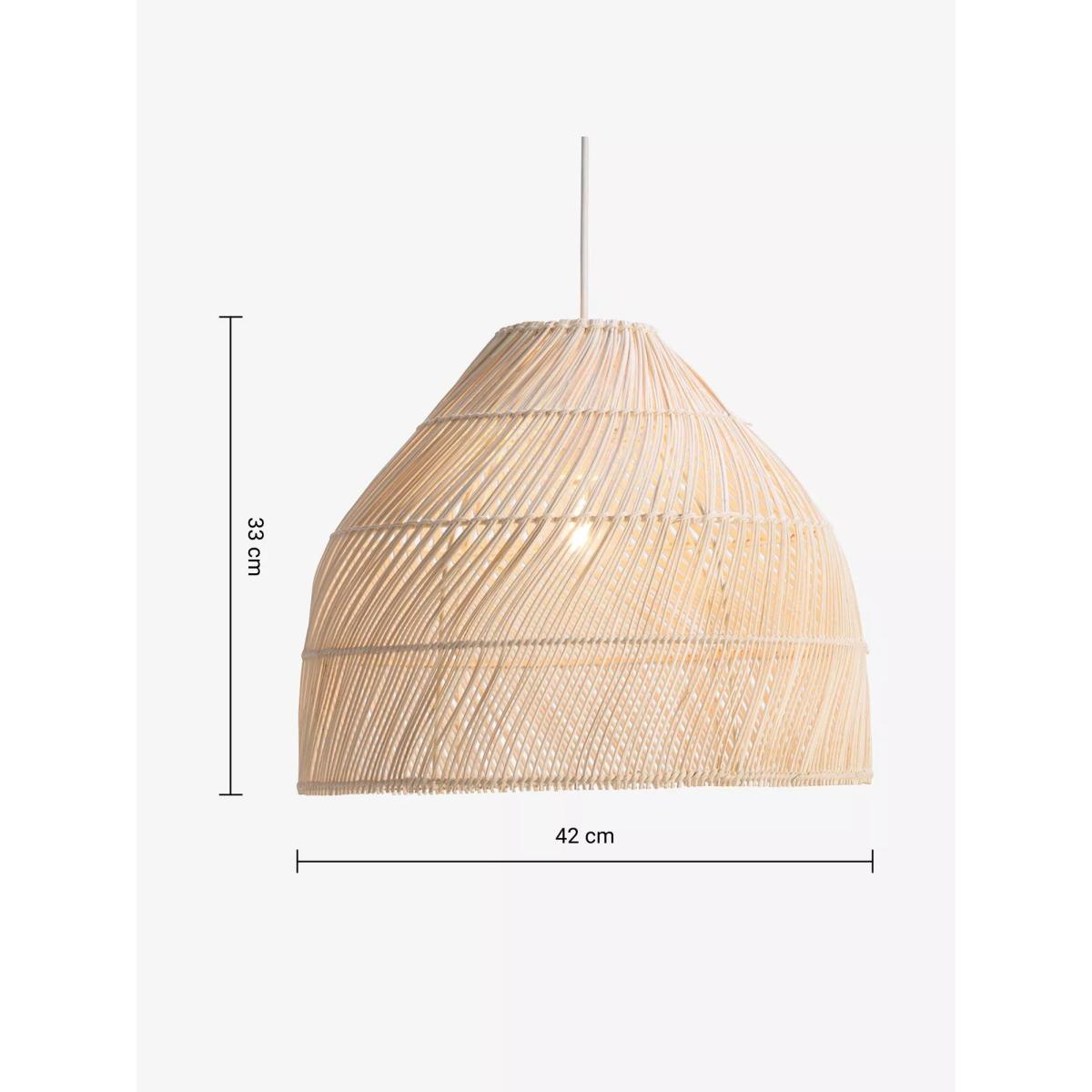 MADE Java Tapered Ceiling Shade, Natural – image 9