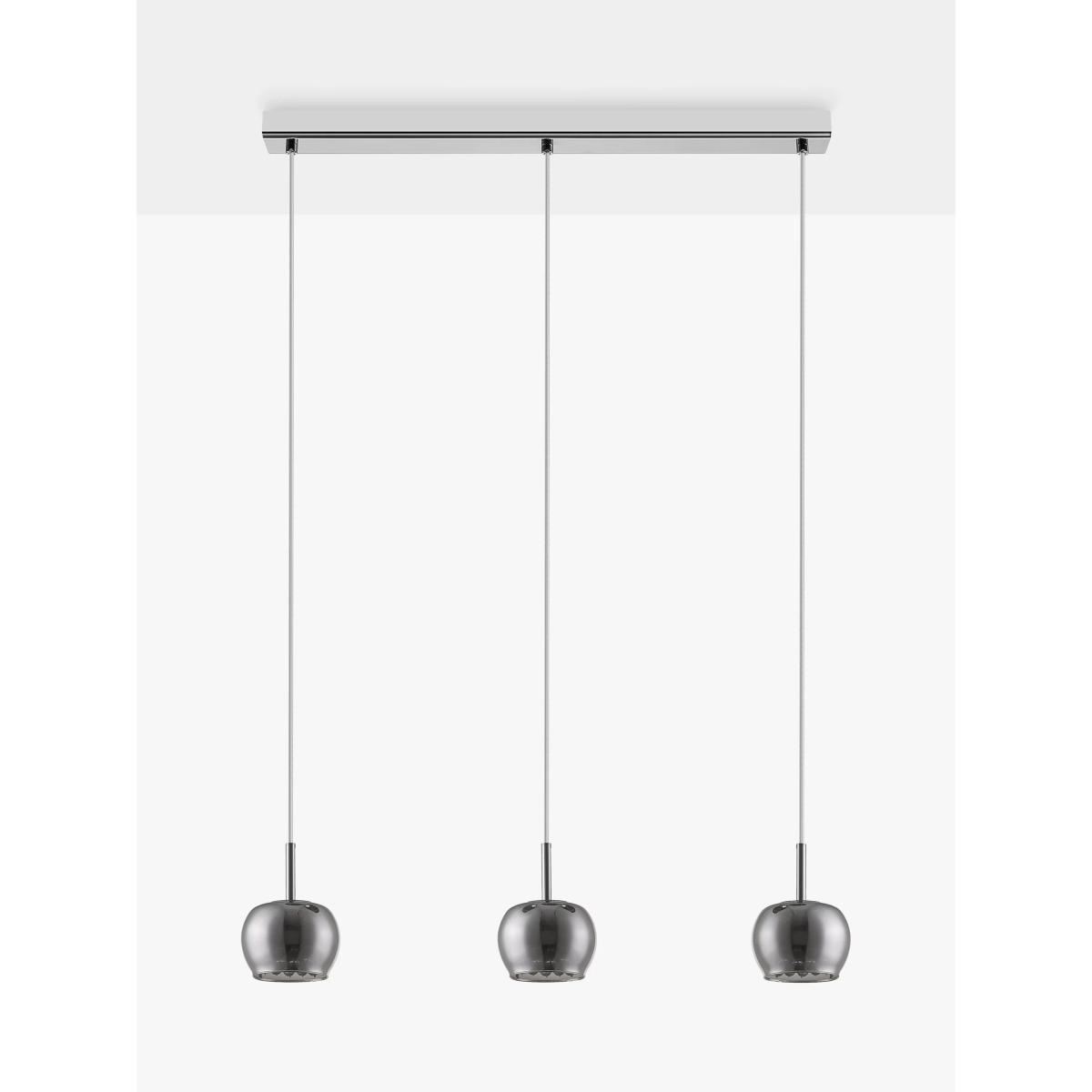 John Lewis & Partners Stella 3 Pendant Diner Ceiling Light – image 2