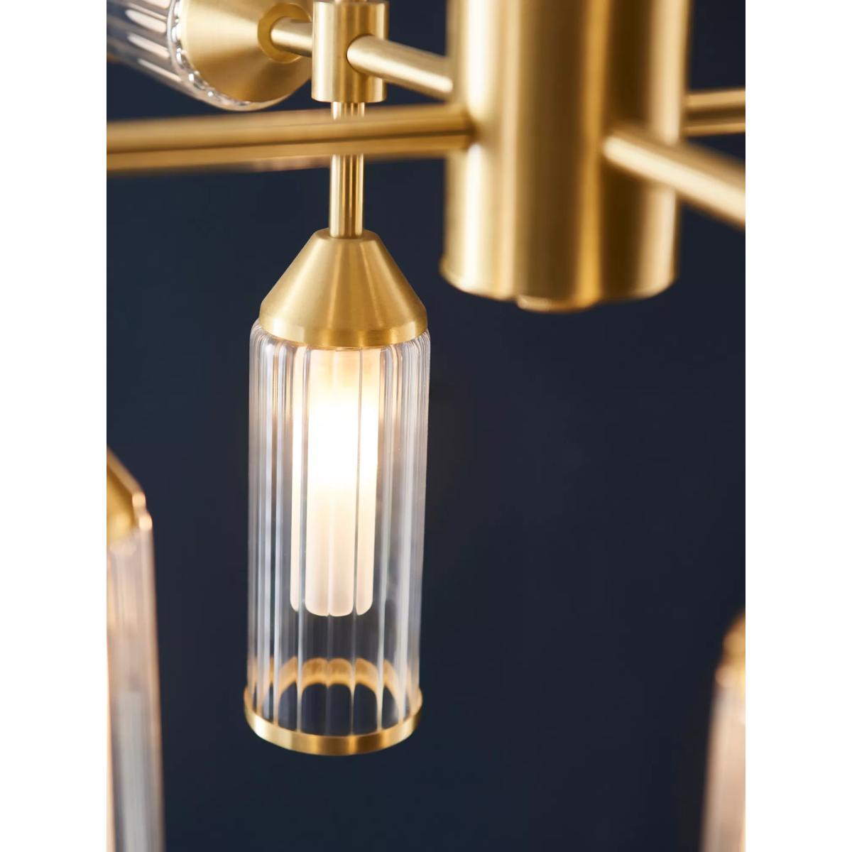 Bay Lighting Aydan 12 Arm Ceiling Light, Gold – image 5