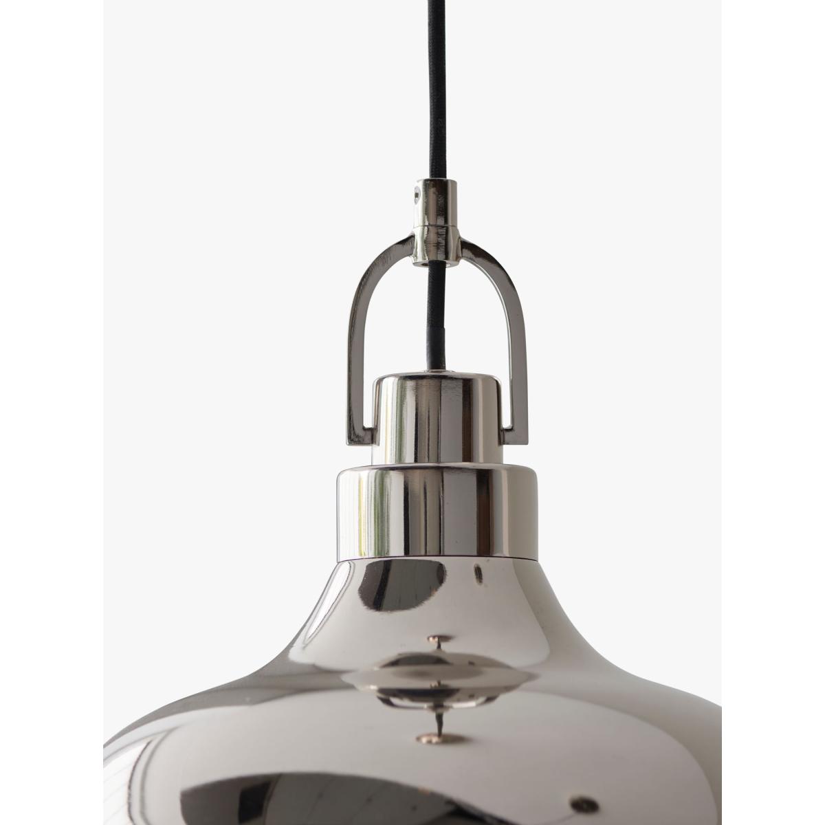 Bay Lighting Farnham Single Pendant Ceiling Light, Chrome – image 6