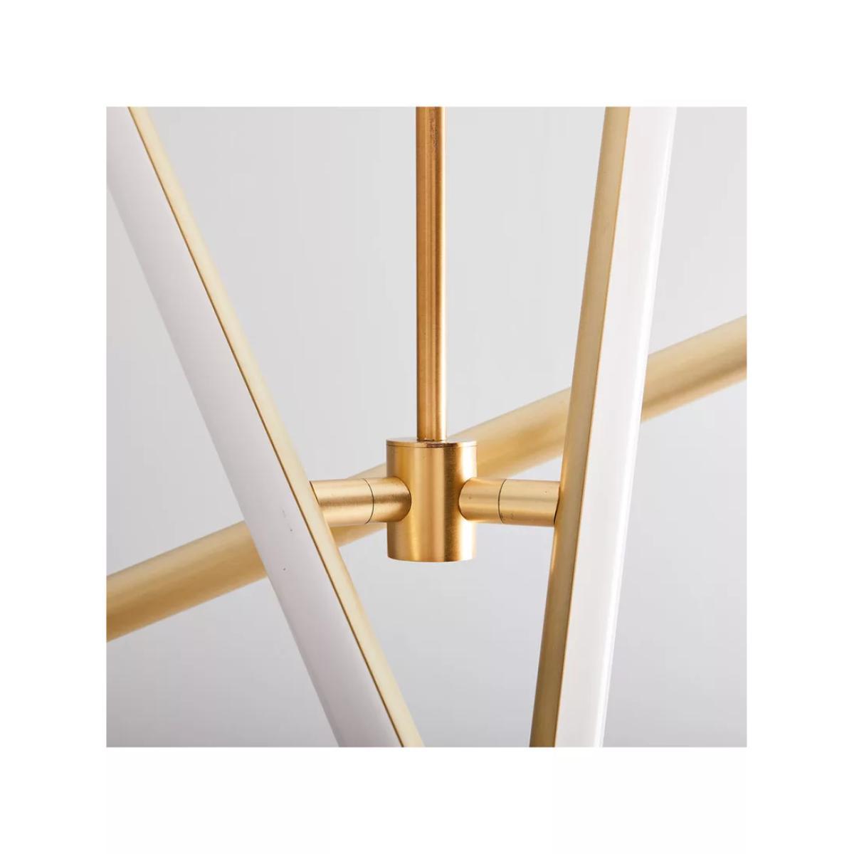 west elm Light Rods LED Ceiling Light, Antique Brass – image 2