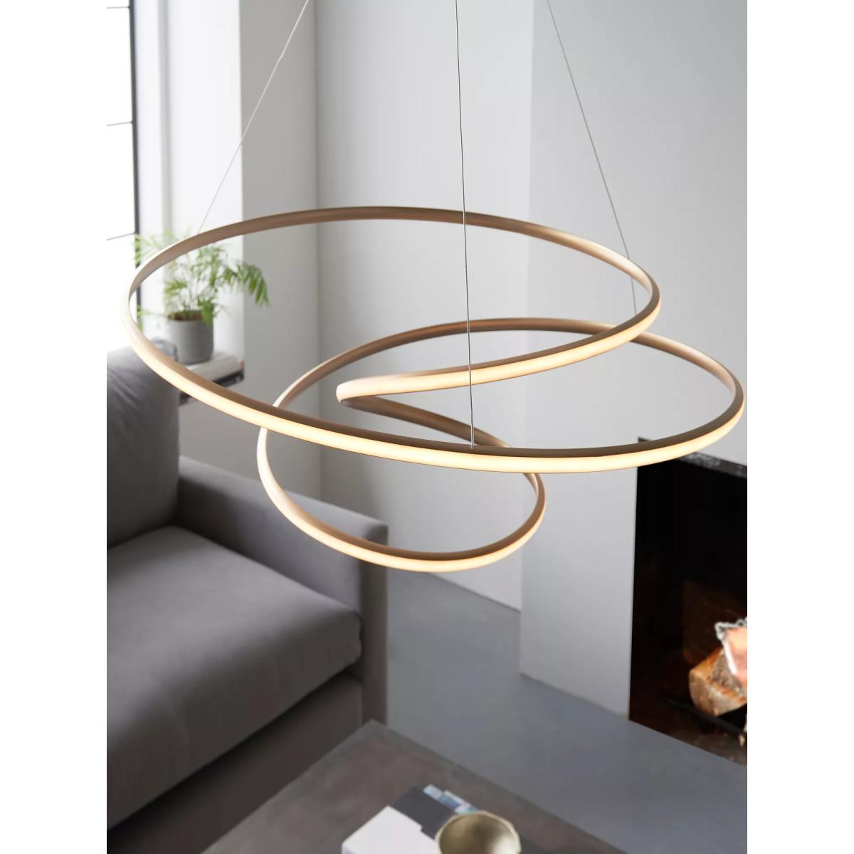 Bay Lighting Odessa Pendant Ceiling Light, Gold – image 7