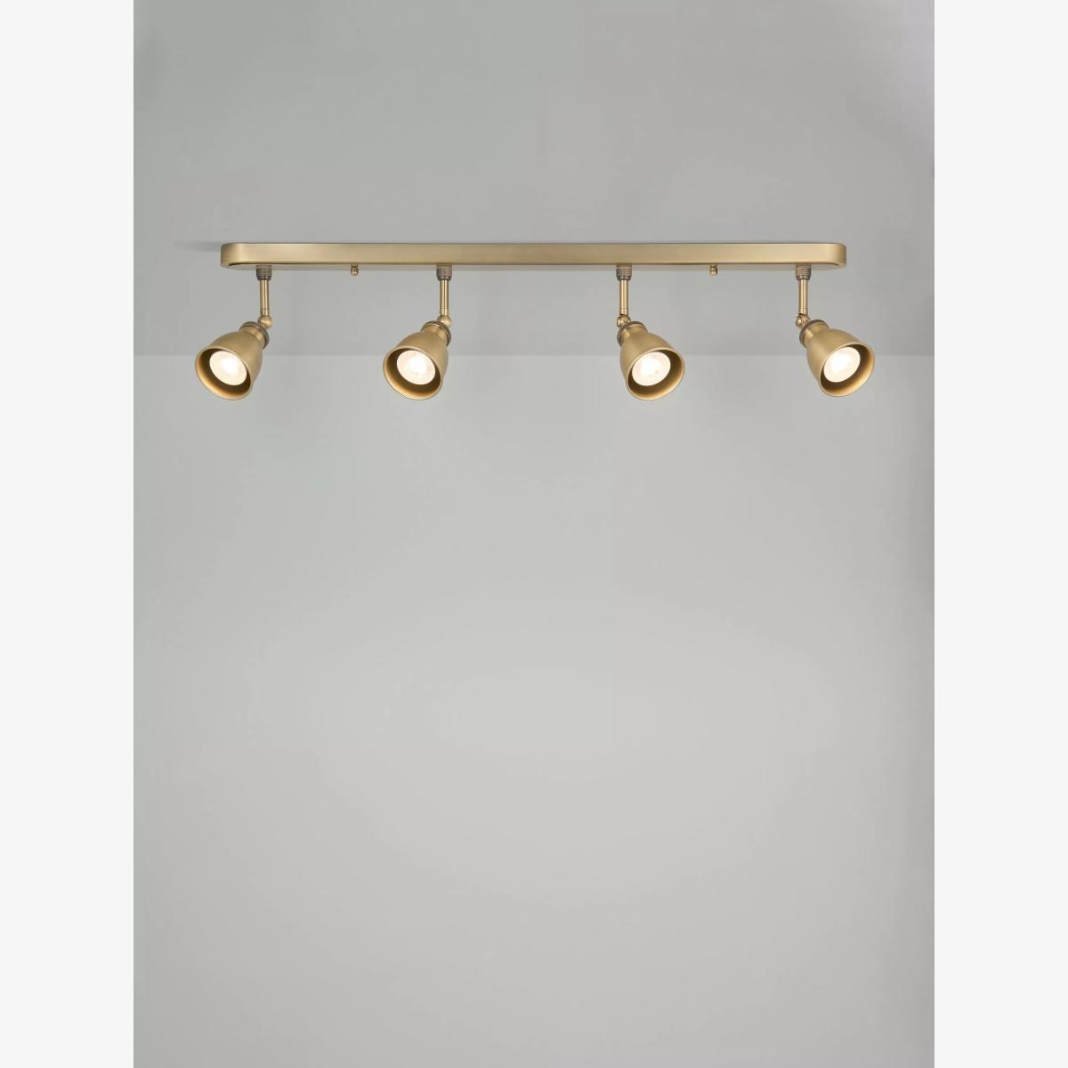John Lewis Baldwin 4 Spotlight Ceiling Bar – image 1
