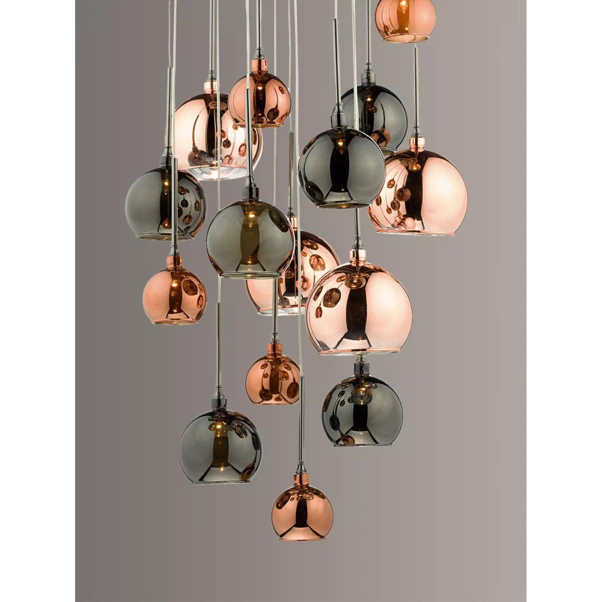 Där Aurellia 15 Pendant Cluster Ceiling Light, Copper/Bronze – image 3