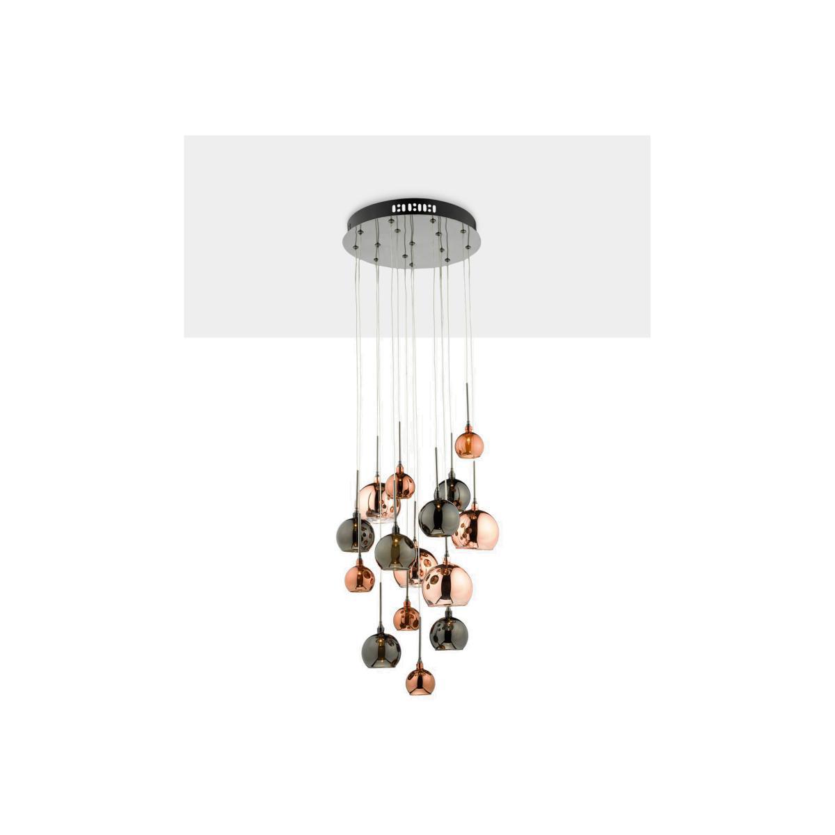 Där Aurellia 15 Pendant Cluster Ceiling Light, Copper/Bronze – image 1