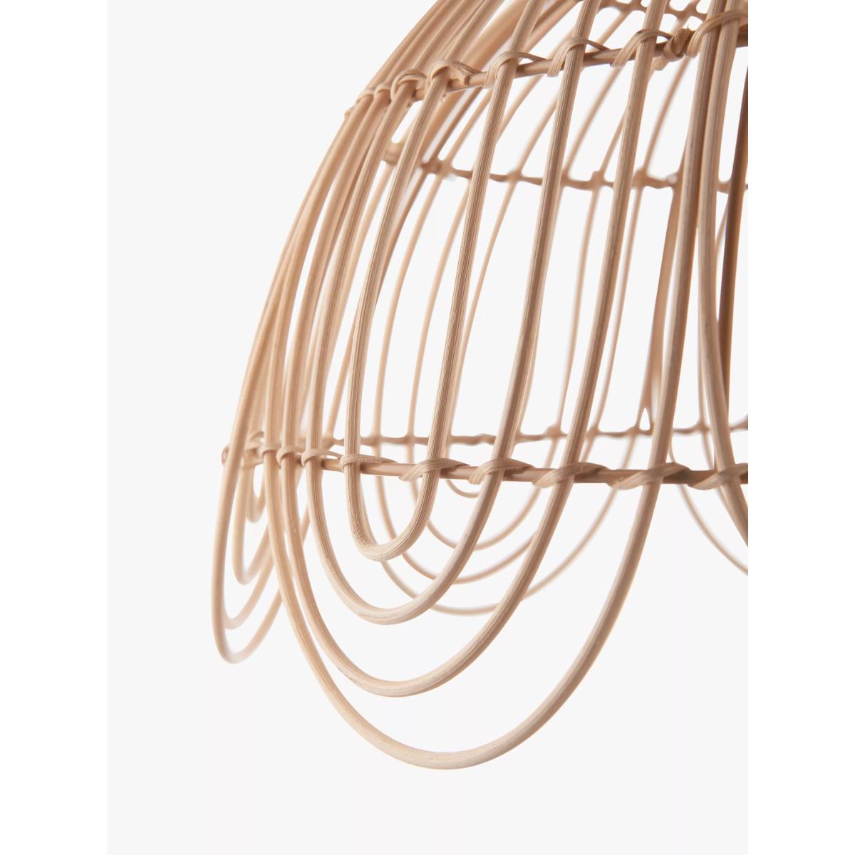 John Lewis Aria Rattan Ceiling Shade, Natural – image 5