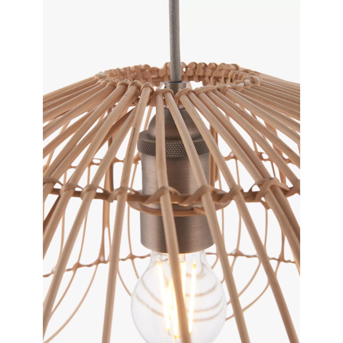 John Lewis Aria Rattan Ceiling Shade, Natural – image 6