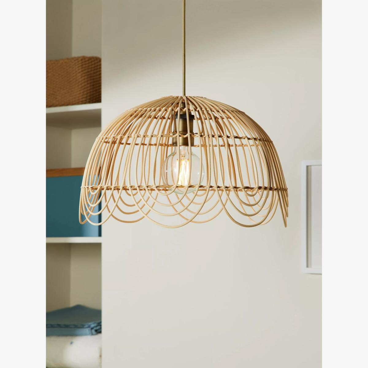John Lewis Aria Rattan Ceiling Shade, Natural – image 1