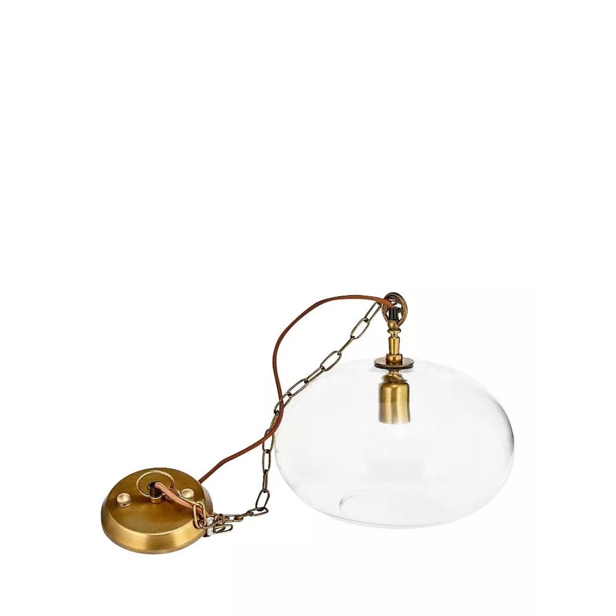 Nkuku Otoro Glass Round Pendant Light, Small – image 4